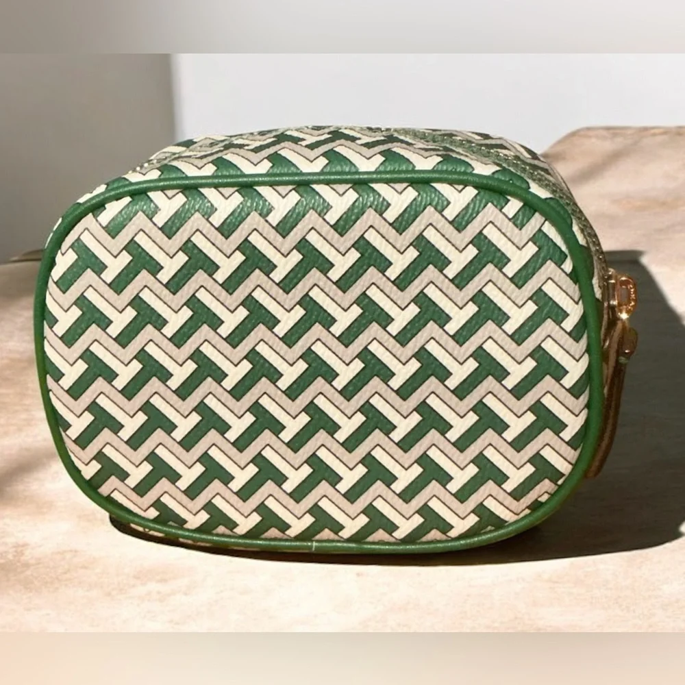 TORY BURCH TILE T COSMETIC POUCH - Picture 2 of 7